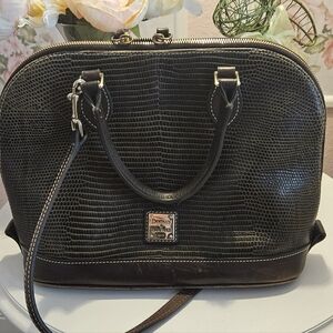 Dooney & Bourke Ostrich Zip Zip Satchel